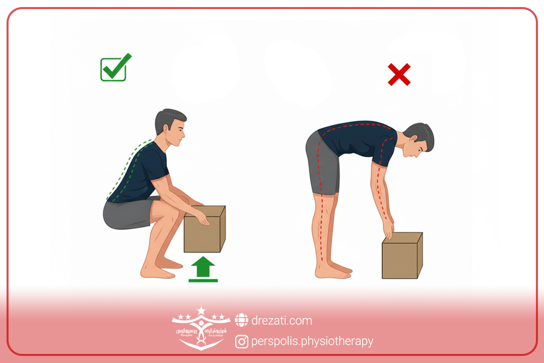 احتیاطات دیسک کمر